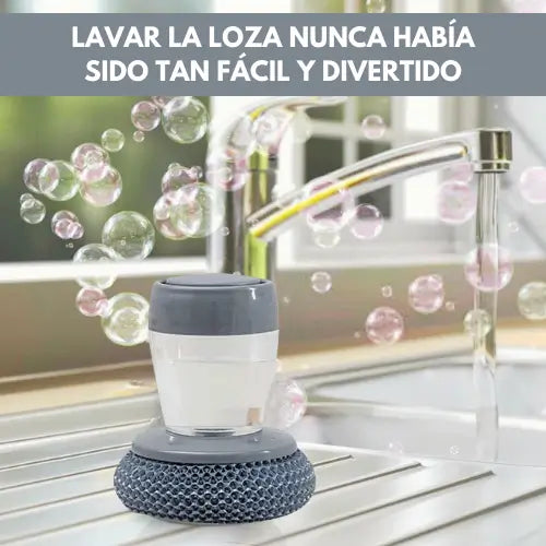 CleanBrush | Esponja con dispensador de jabón