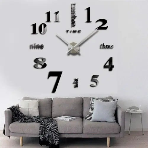 TimeStick | Reloj pared adhesivo inglés