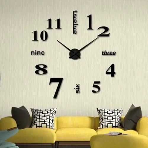 TimeStick | Reloj pared adhesivo inglés