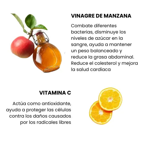 Gummies de vinagre de manzana x60 unidades