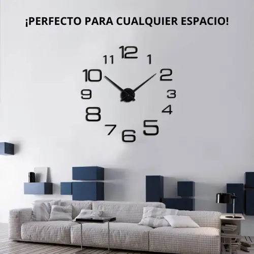 TimeStick | Reloj pared adhesivo