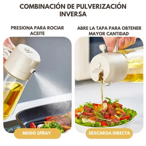SprayLuxe | Dispensador de aceite 2 en 1