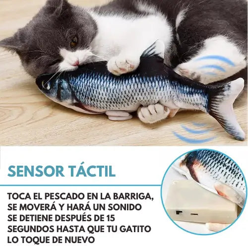 FlipFish | Juguete pescado regargable para gatos