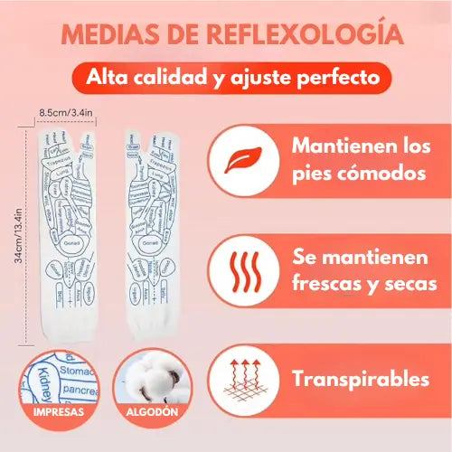 VitaSocks | Medias de reflexología para terapia de pies