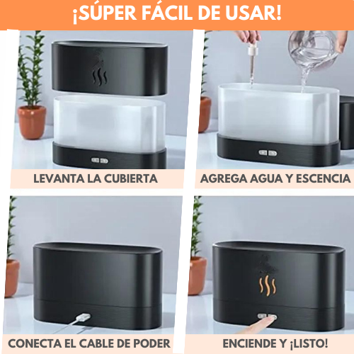 HumiFire | Humidificador efecto llama