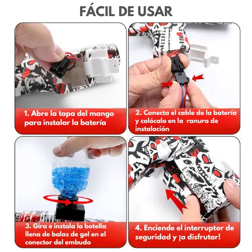 HydroForce | Pistola hidrogel recargable