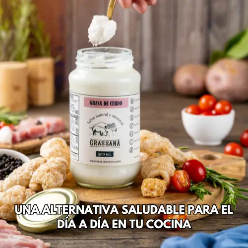 Grasa manteca de cerdo 100% natural - con registro INVIMA