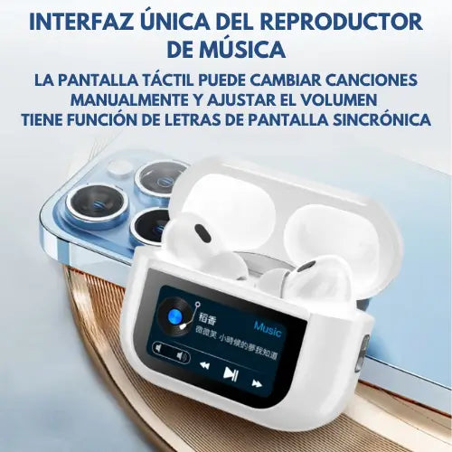 AirPods Pro 4 | Audífonos inalámbricos con estuche de pantalla táctil
