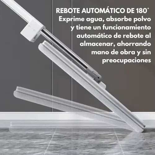 UltraMop | Trapero absorbente 360º con escurridor + Balde plegable