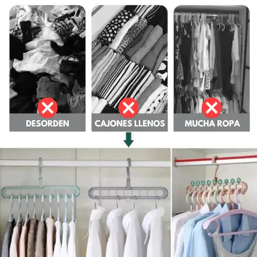 ClosetPro | Gancho ahorrador de espacio x10 unidades