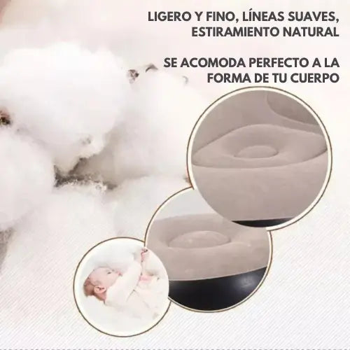 AirPuff | Sofá inflable con almohadilla para pies