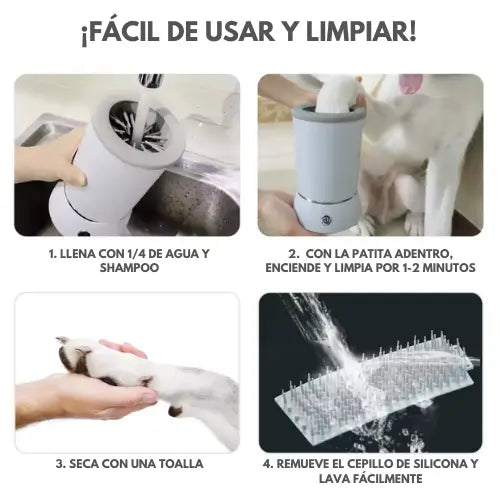 PawBot | Lava patas eléctrico para mascotas