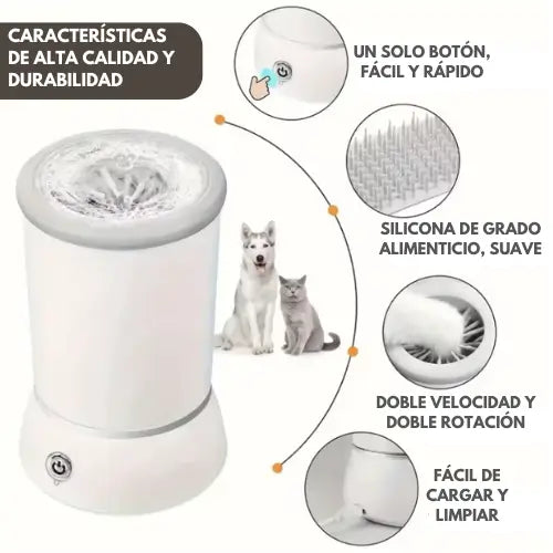 PawBot | Lava patas eléctrico para mascotas
