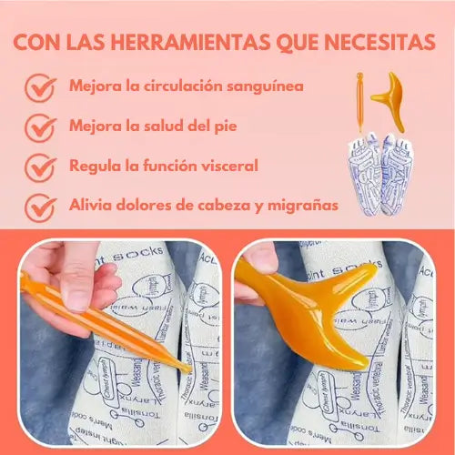 VitaSocks | Medias de reflexología para terapia de pies