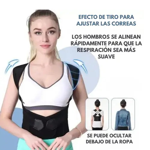 PostureX | Corrector de postura con soporte lumbar