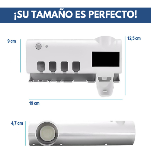 CleanHold | Soporte esterilizador UV de cepillos de dientes