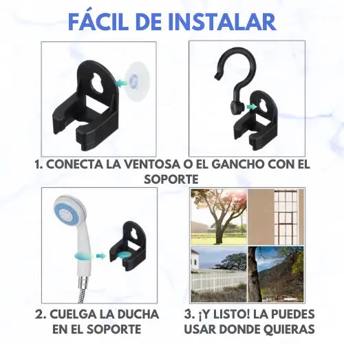 AquaGo | Ducha portátil recargable