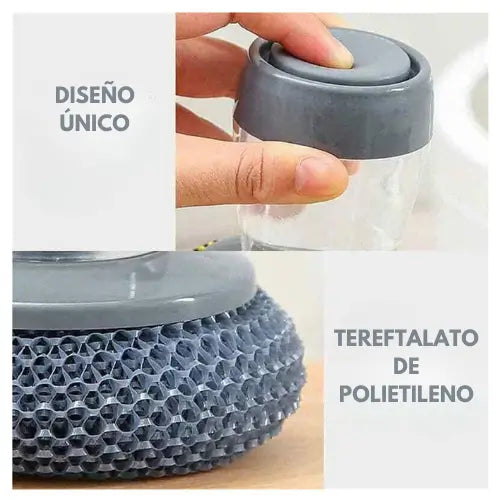 CleanBrush | Esponja con dispensador de jabón