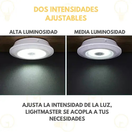 LightMaster | Juego luces inalámbricas ahorradoras x3