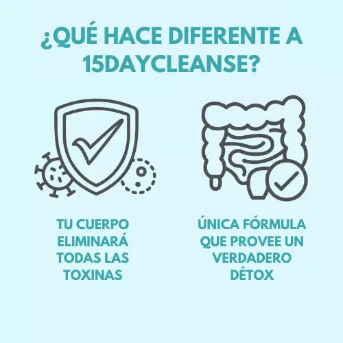 15DayCleanse | Détox limpieza estomacal completa x 30 cápsulas