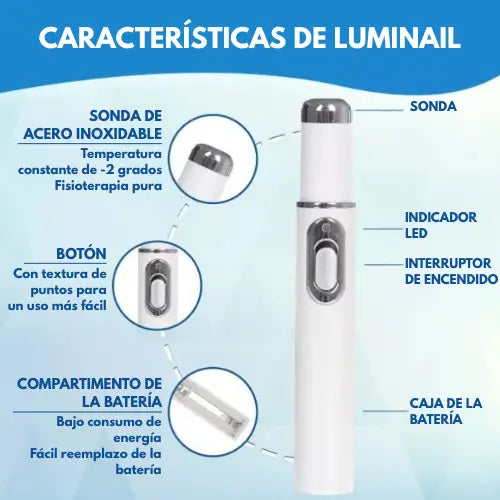 LumiNail | Lápiz láser azul para eliminar hongos en las uñas
