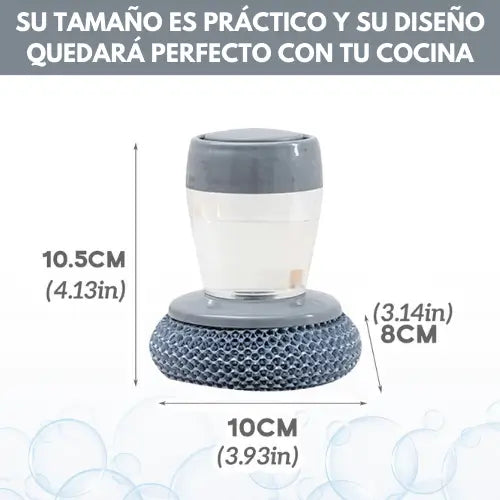 CleanBrush | Esponja con dispensador de jabón