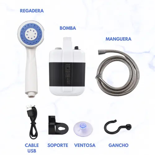 AquaGo | Ducha portátil recargable