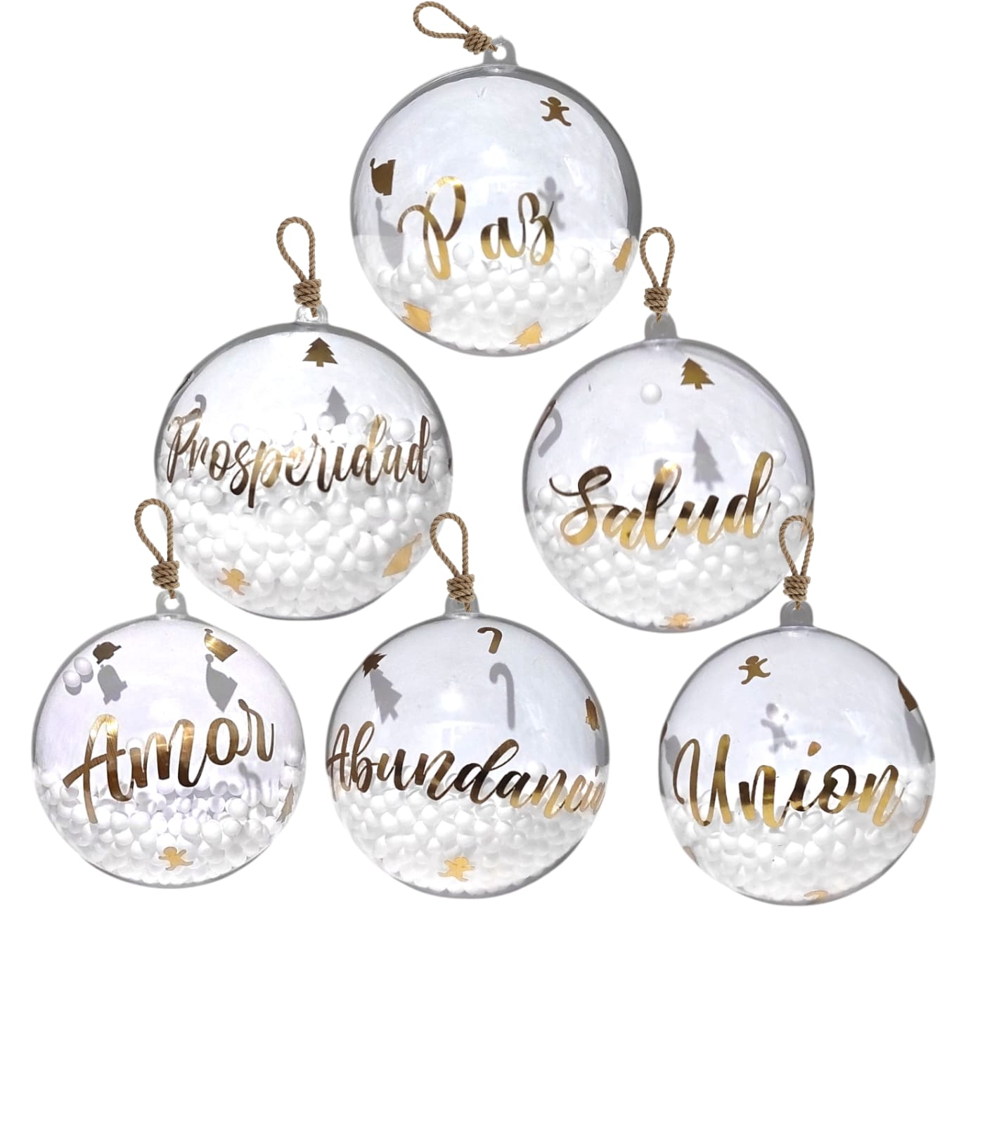 12 Esferas Navideñas Personalizadas Dese