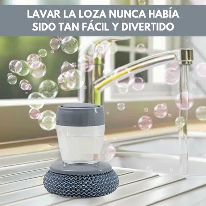 CleanBrush | Esponja con dispensador de jabón