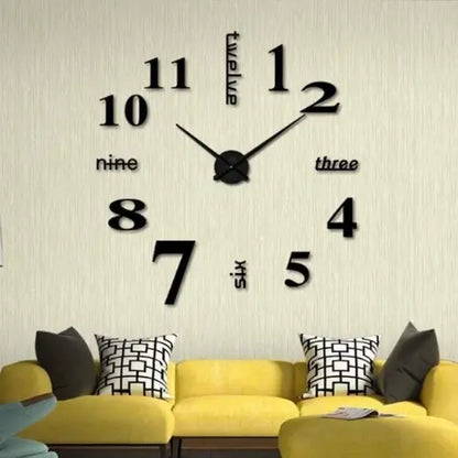 TimeStick | Reloj pared adhesivo inglés