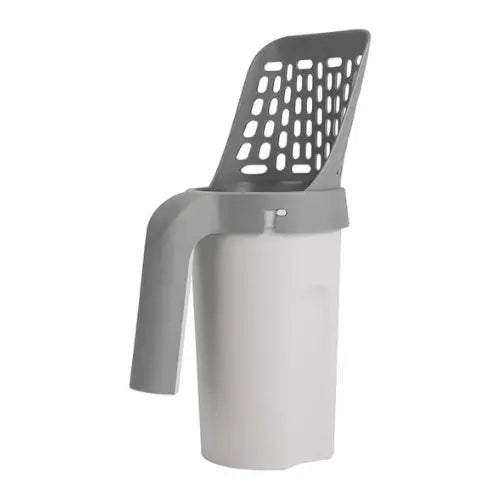 CatBin | Pala 2 en 1 recogedor arena para gatos con papelera integrada GRATIS bolsas biodegradables