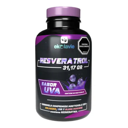 Resveratrol | Antioxidante y antiedad x 3000mg - Original con Invima