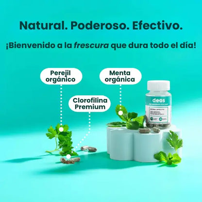 Deos | Adiós malos olores, desodorante interno ORIGINAL x 30 cápsulas