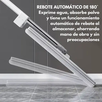 UltraMop | Trapero absorbente 360º con escurridor + Balde plegable