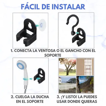 AquaGo | Ducha portátil recargable