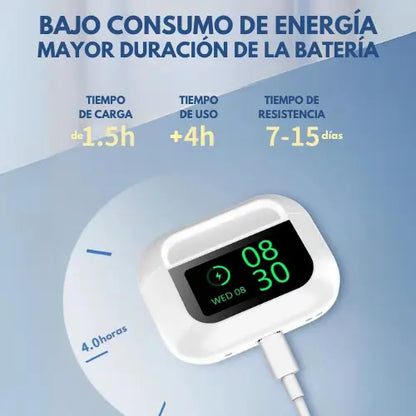 AirPods Pro 4 | Audífonos inalámbricos con estuche de pantalla táctil
