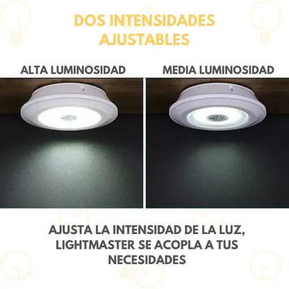 LightMaster | Juego luces inalámbricas ahorradoras x3