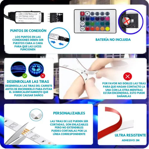ProLED | Cinta LED multicolor de 5 metros