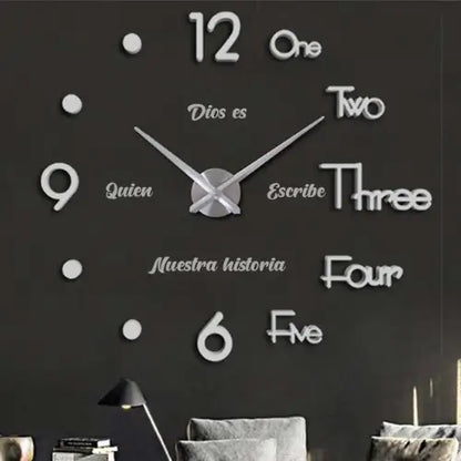 TimeStick | Reloj pared adhesivo El tiempo de Dios es perfecto